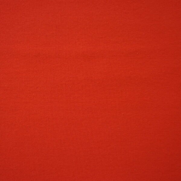 Bündchen organic, Tomatenrot, 160 m breit