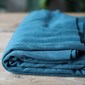 Fine Rib Jersey mit TENCEL™ Fasern – Emerald