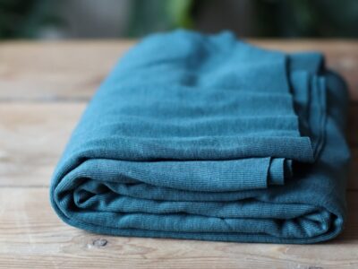 Fine Rib Jersey mit TENCEL™ Fasern – Emerald