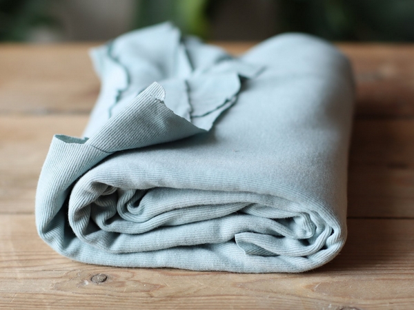 Fine Rib Jersey  TENCEL™  Blue Mist