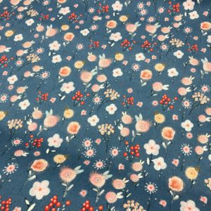 Aquarellwiese, Baumwollpopeline Organic