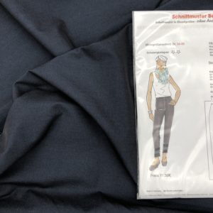 Jacquard Jeans longstretch, Dunkelblau