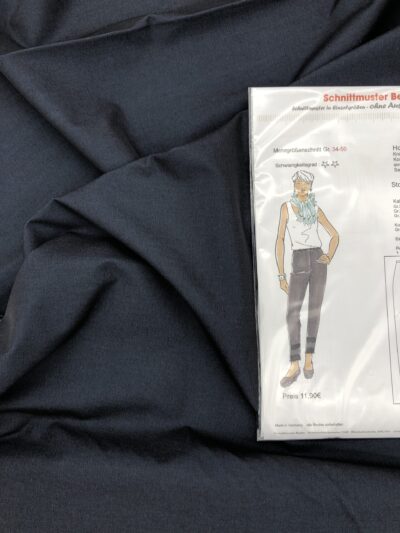 Jacquard Jeans longstretch, Dunkelblau